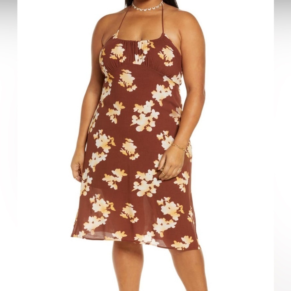 Women’s Midi Dress, Halter Top, BP, Large, NWT